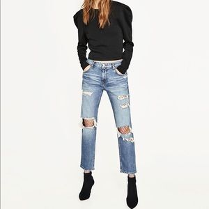 NWOT Zara boyfriend jeans